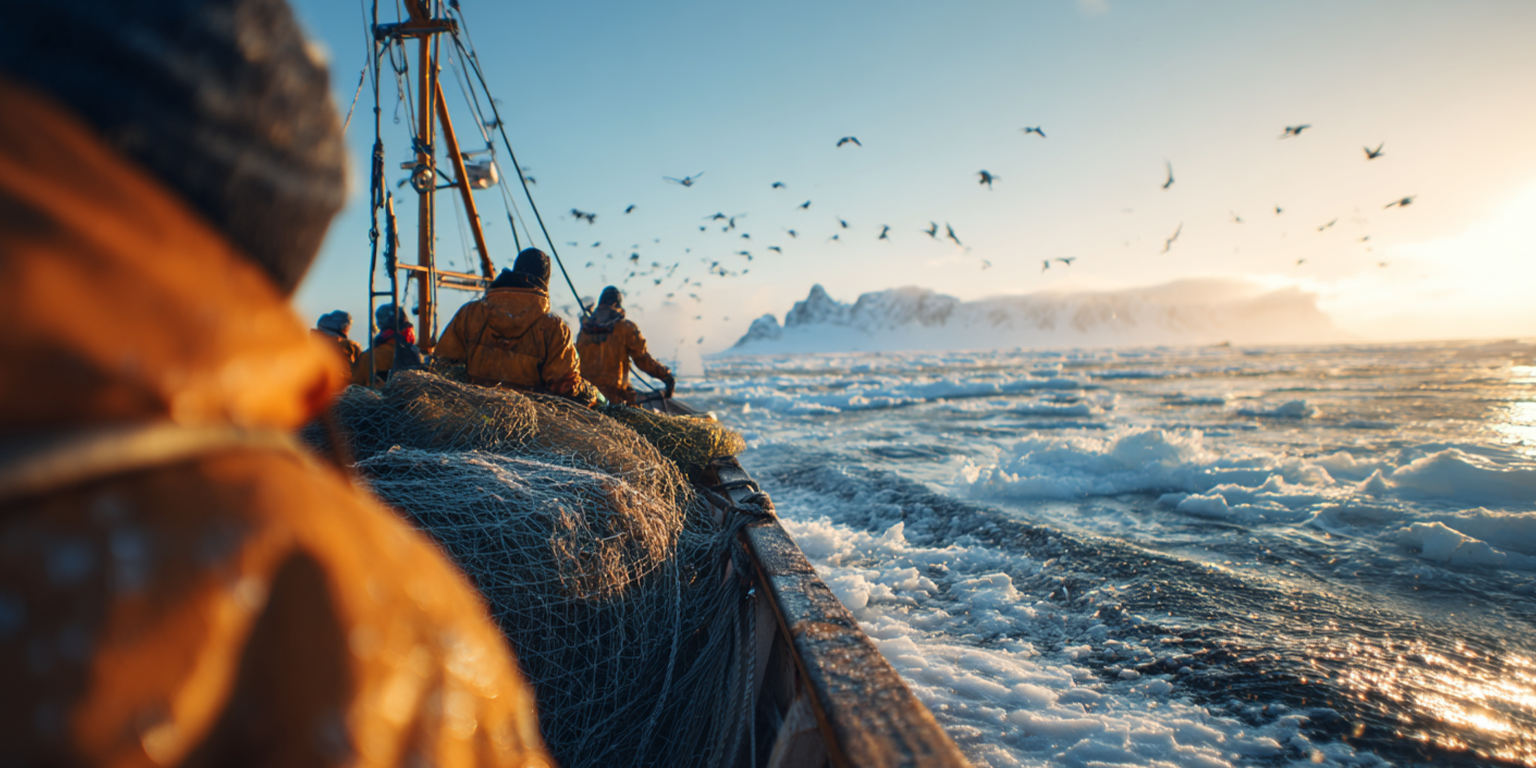 Vissersboot aan het varen