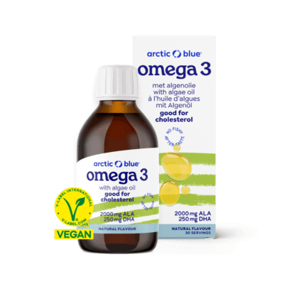 Algenöl und Leinsamenöl